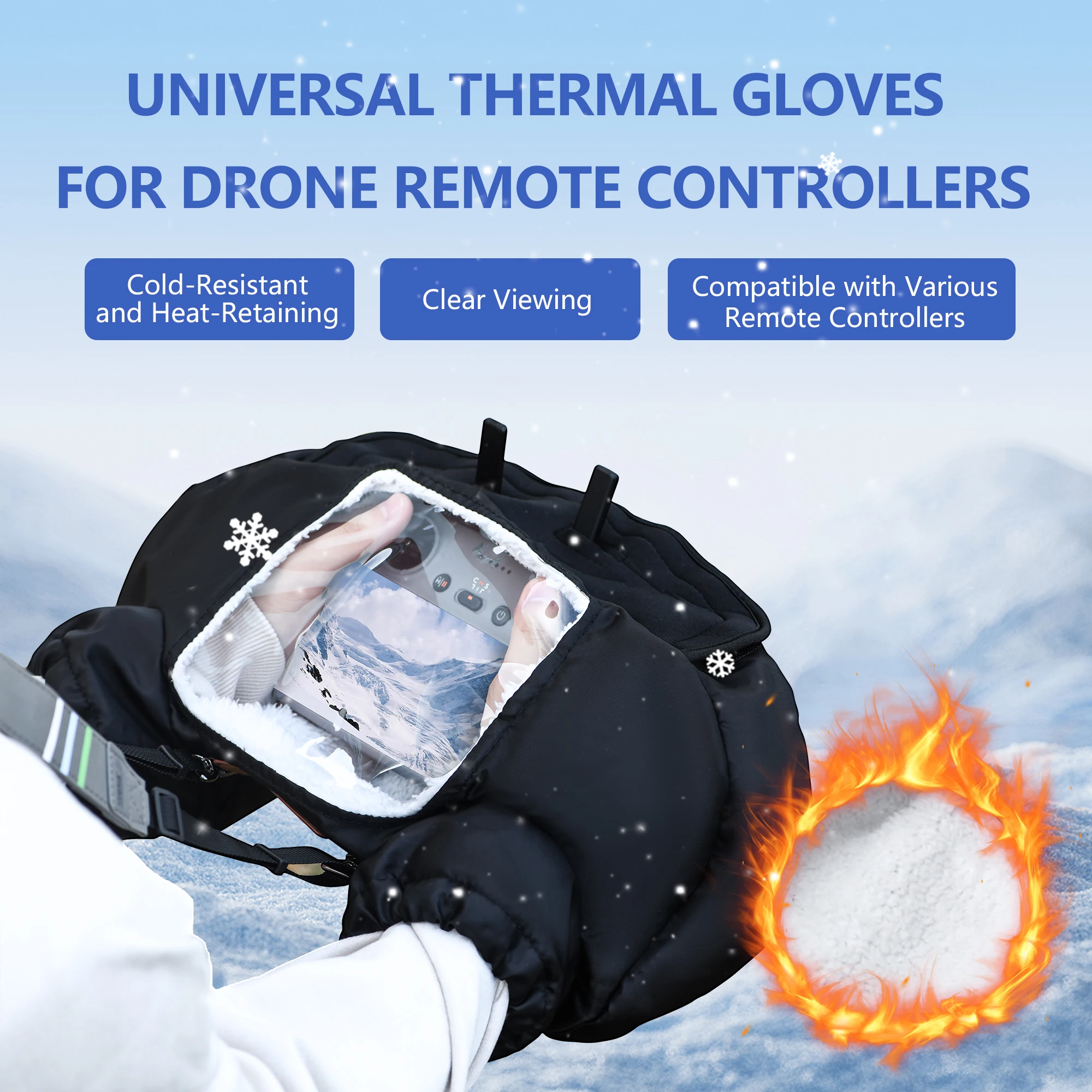 Dji Drone Mini 3 - Winter Warm Gloves Drone Flight Cold
