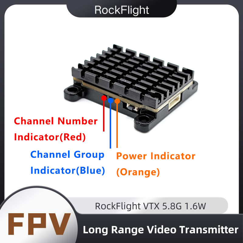 RockFlight TX663 VTX 5.8G 48CH - Drone Receiver ulasan dan harga