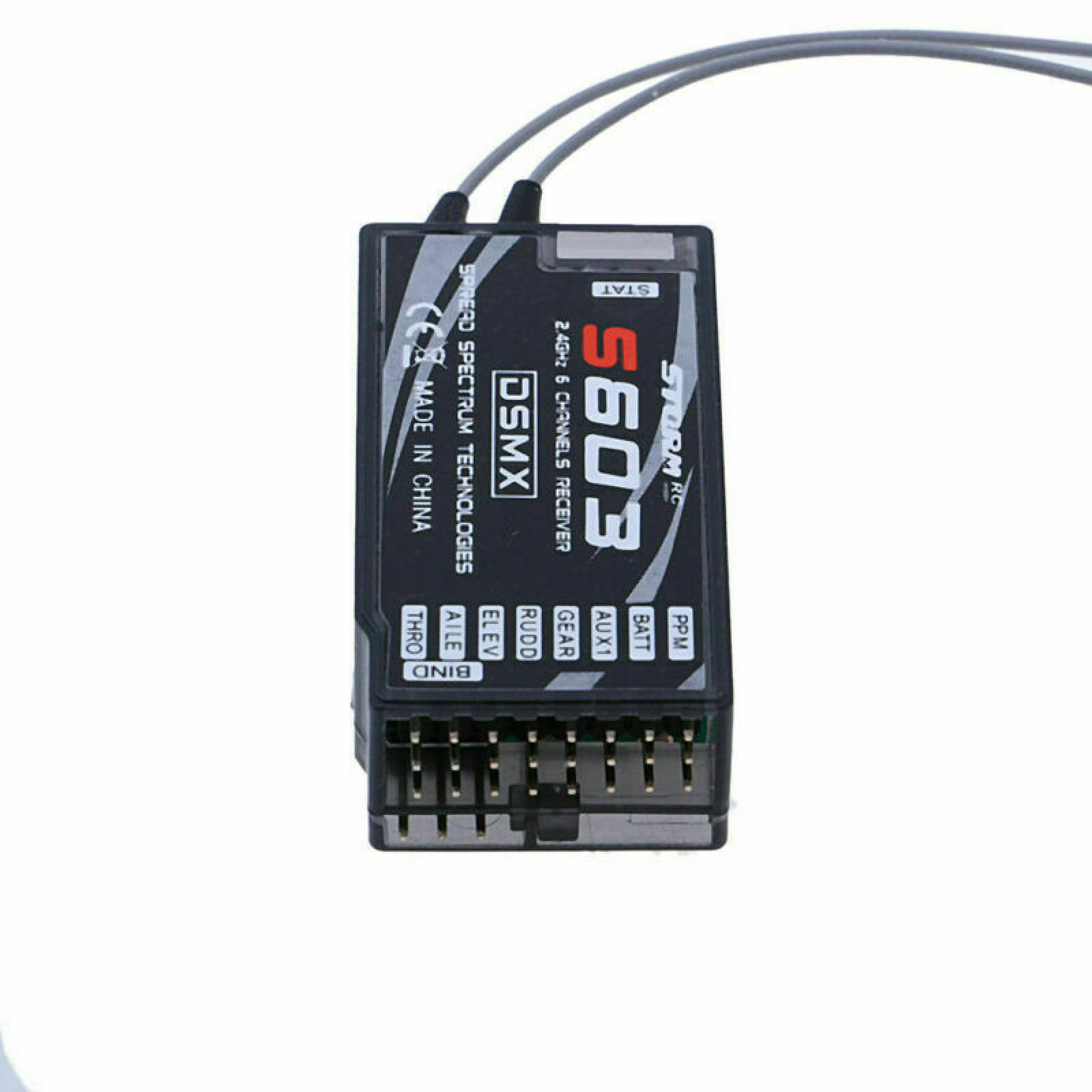 6CH 2.4GHz PPM S603 Receiver w - Drone Antenna ulasan dan harga
