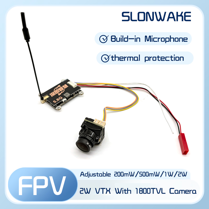 SLONWAKE 5.8G 56CH 2W transmit - Drone Receiver ulasan dan harga