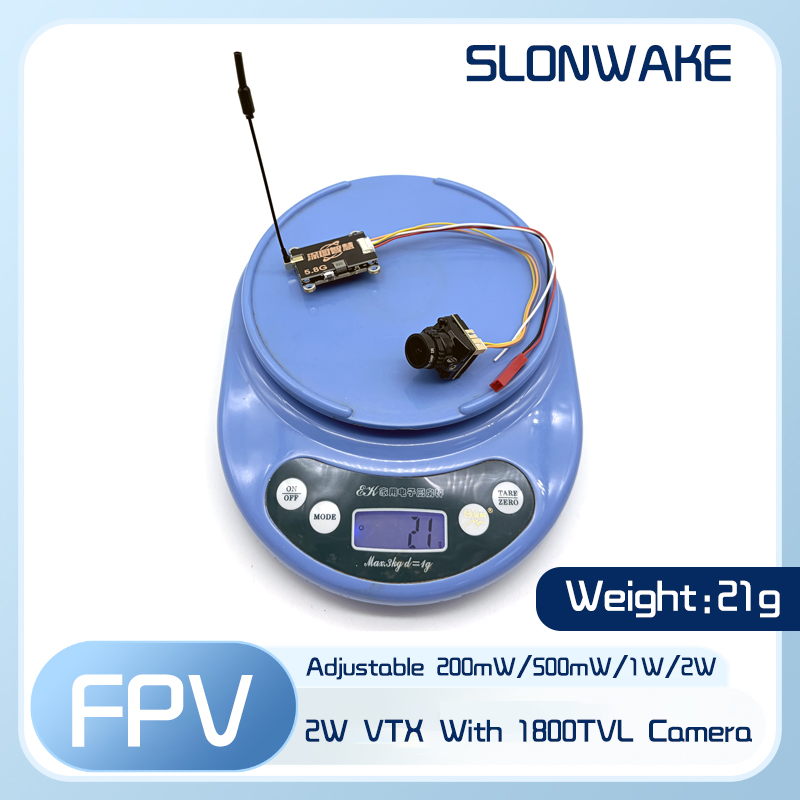 SLONWAKE 5.8G 56CH 2W transmit - Drone Receiver ulasan dan harga