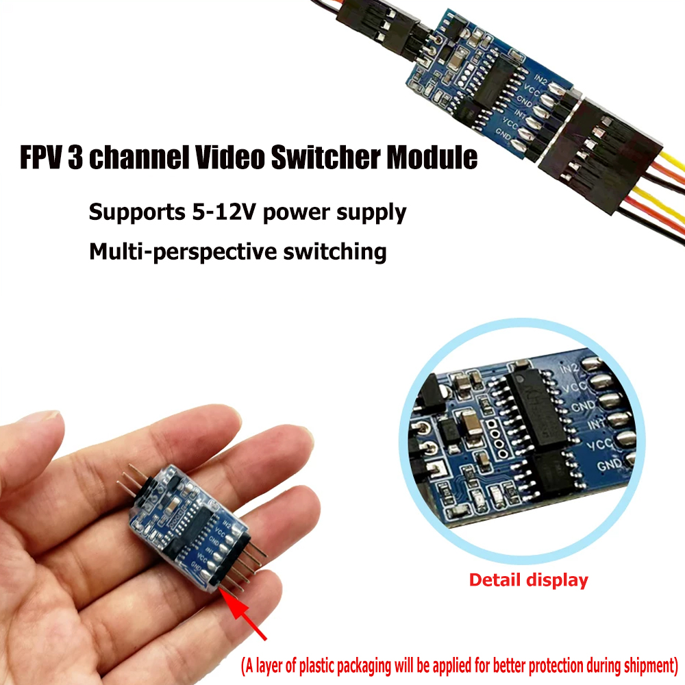 5.8G 3 Channel Video Switcher  - Drone Camera ulasan dan harga