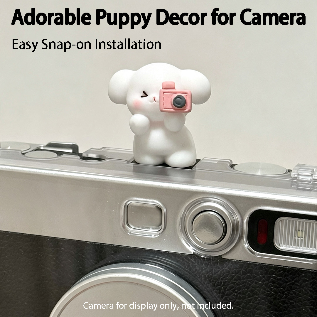 Cute 3D Puppy Camera Hot Shoe  - Canon Camera Eos R8 ulasan dan harga
