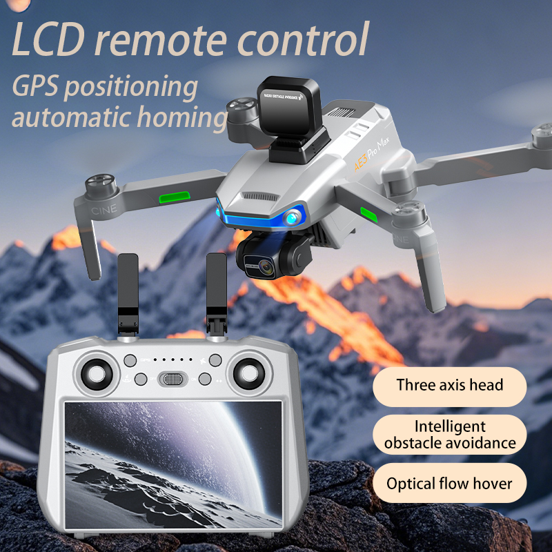 AE3 PRO Max NEW LCD SC GPS Dro - Drone Gimbal ulasan dan harga