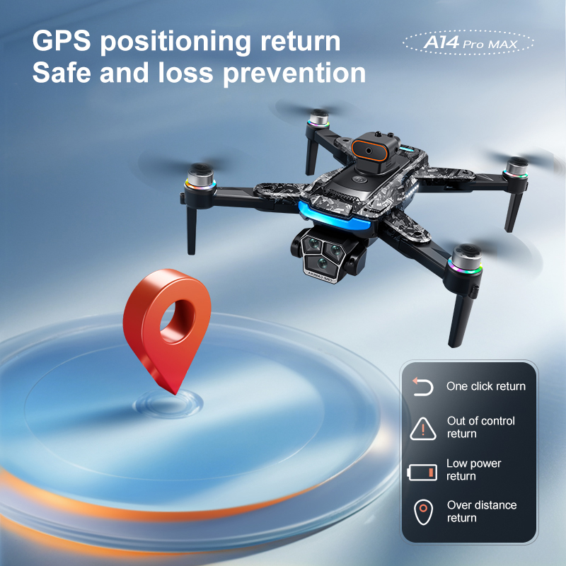 2026 A14 Pro Max Gps Drone Bru - Drone Gps Mount ulasan dan harga