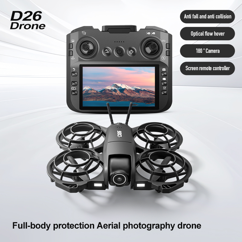 D26 Drone 4K Aerial HD 180° Ca - Drone Gimbal ulasan dan harga